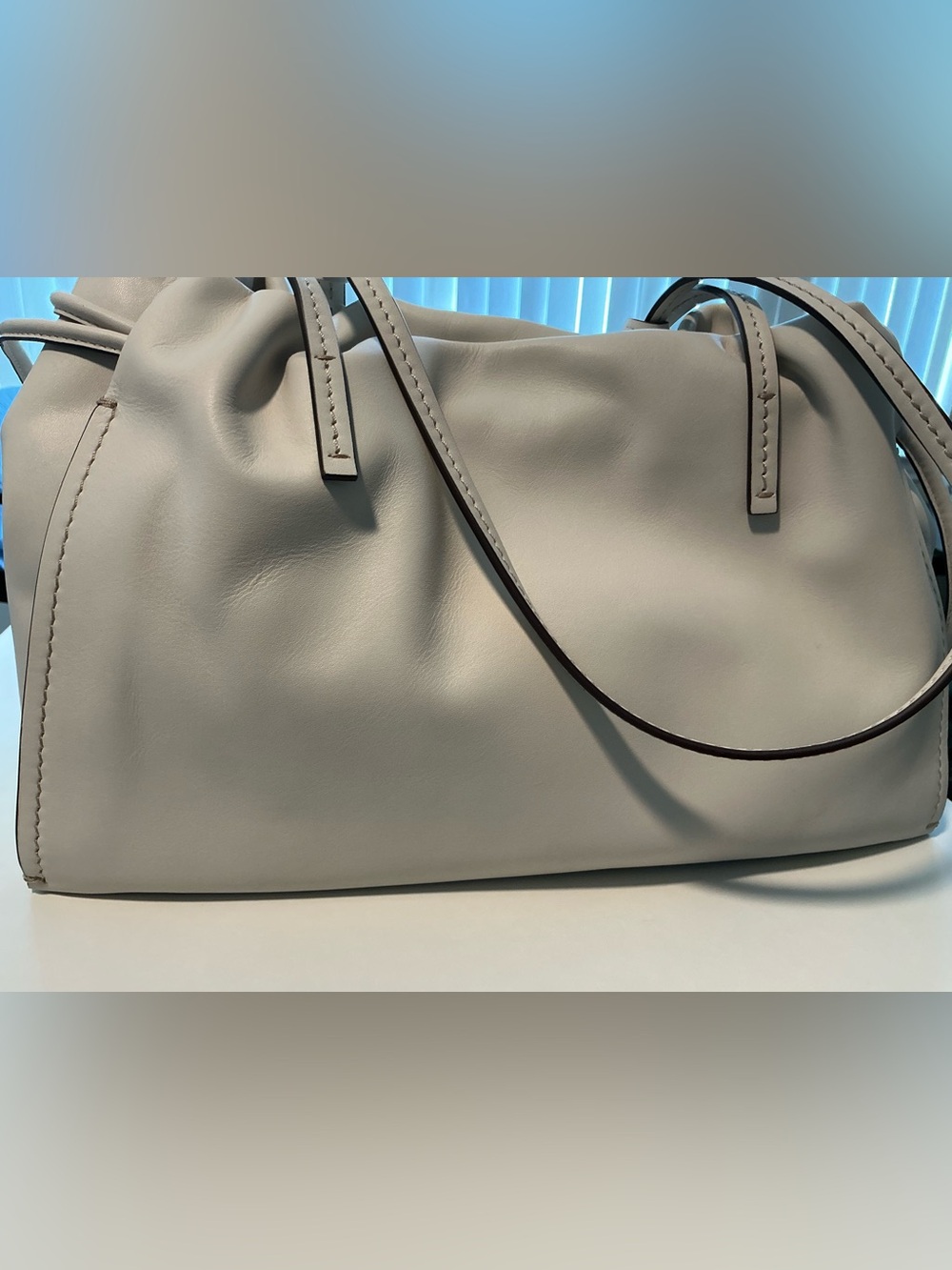 NWT RADLEY LONDON The Roxburgh Large Drawstring Shoulder in Salt - Picture 9 of 13